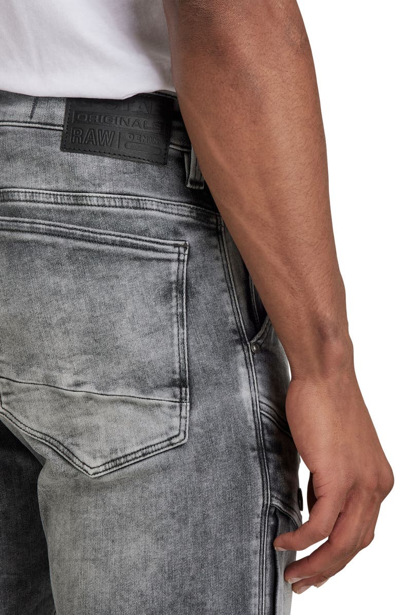 G-STAR Airblaze 3D Cargo Skinny Jeans, Alternate, color, 