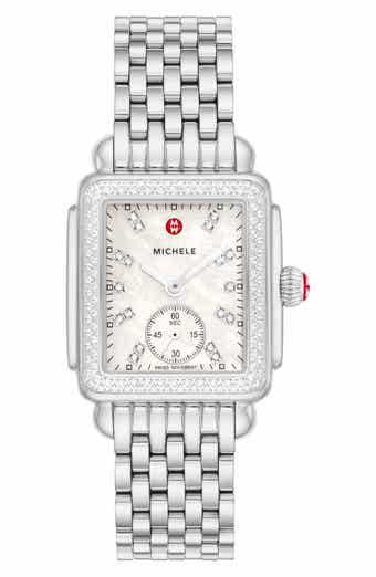 MICHELE Deco Madison Mid Diamond Bracelet Watch 31mm Nordstrom