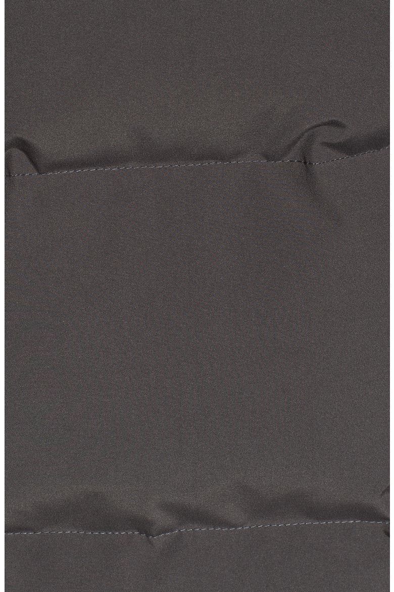 Garson Slim Fit Quilted Down Vest, Alternate, color, GRAPHITE