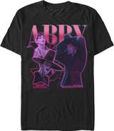 KPop Demon Hunters Men's Abby Saja Collage Short Sleeve Graphic T-Shirt