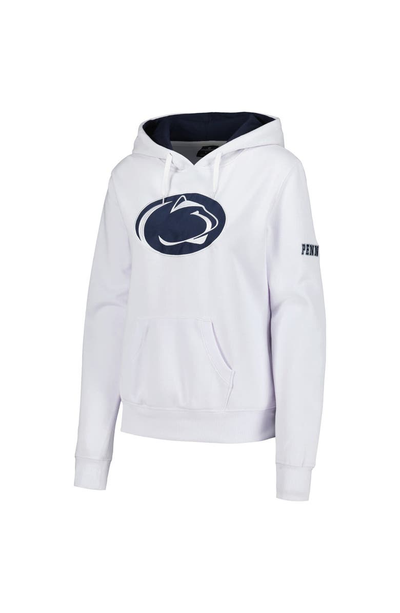 STADIUM ATHLETIC Women's White Penn State Nittany Lions Team Big Logo Pullover Hoodie, Alternate, color, White