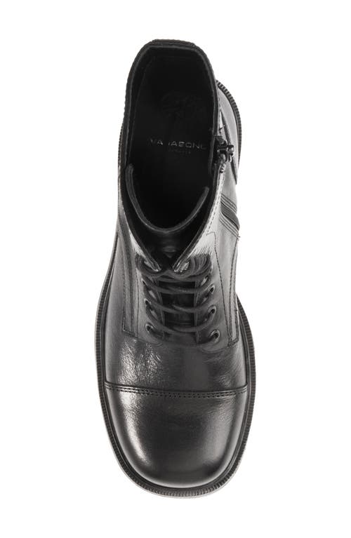 Vagabond Shoemakers Karlie Lace-up Cap Toe Bootie In Black