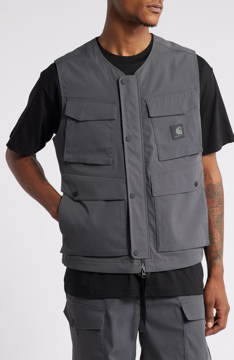 Carhartt Work In Progress Balto Water Repellent Cargo Vest, Alternate, color, 