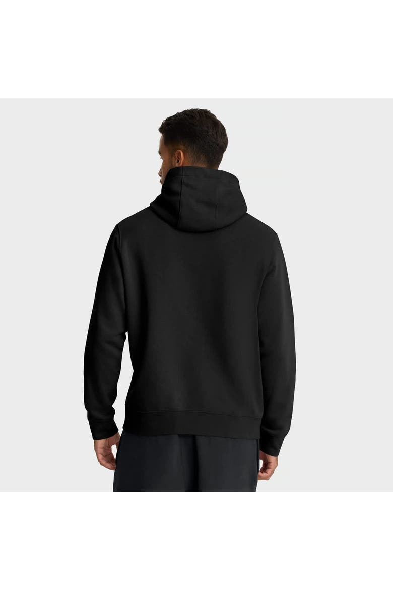 Men's Nike Black West Virginia Mountaineers Built on Bravery Club Fleece Hoodie, Alternate, color, Black