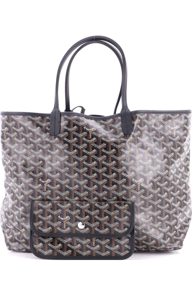 Pre-Owned Goyard Saint Louis Tote Coated Canvas PM, Alternate, color, Black