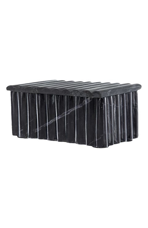 Black Marble Storage Box