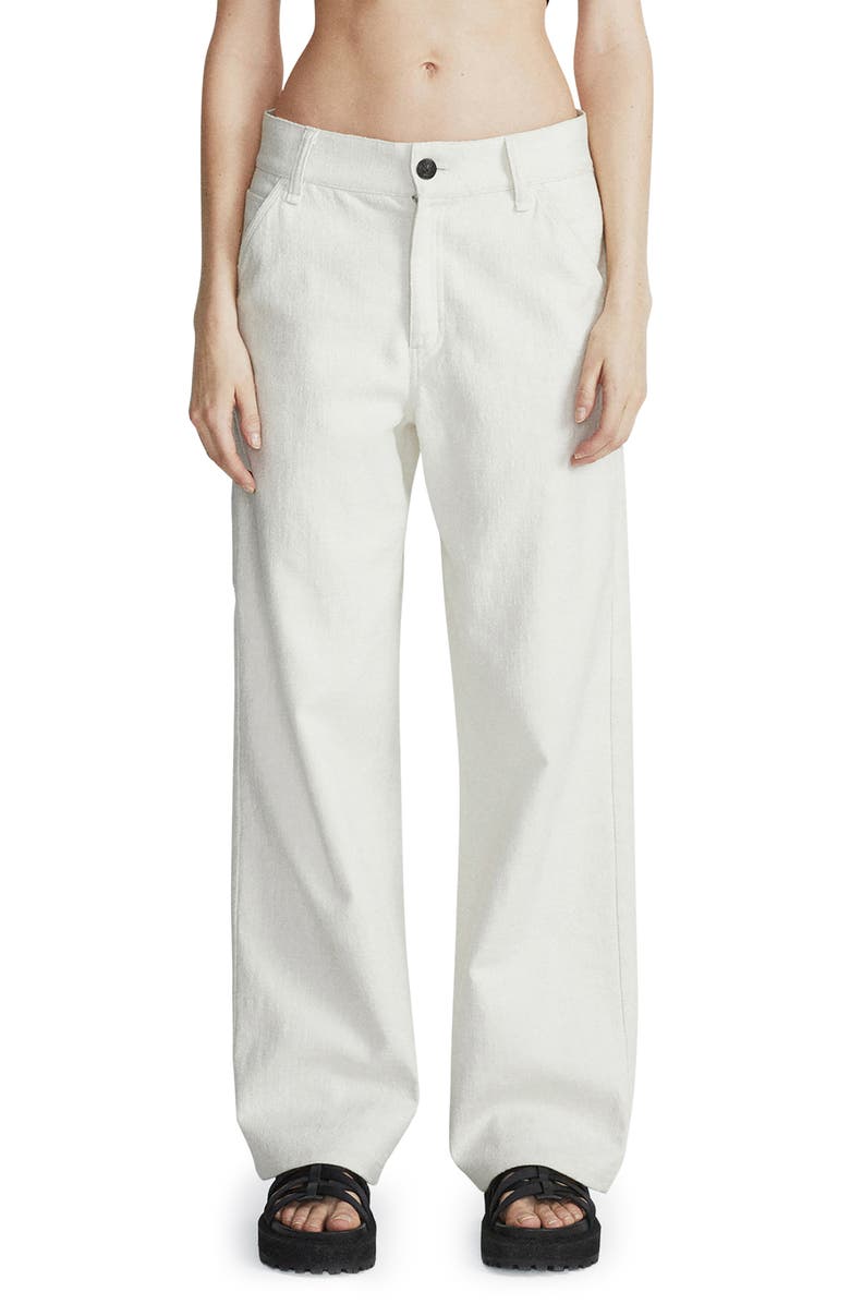 rag & bone Sid Tweed Straight Leg Carpenter Pants, Main, color, 