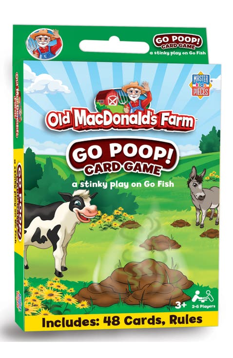 Old MacDonald's Farm Go Poop Card Game