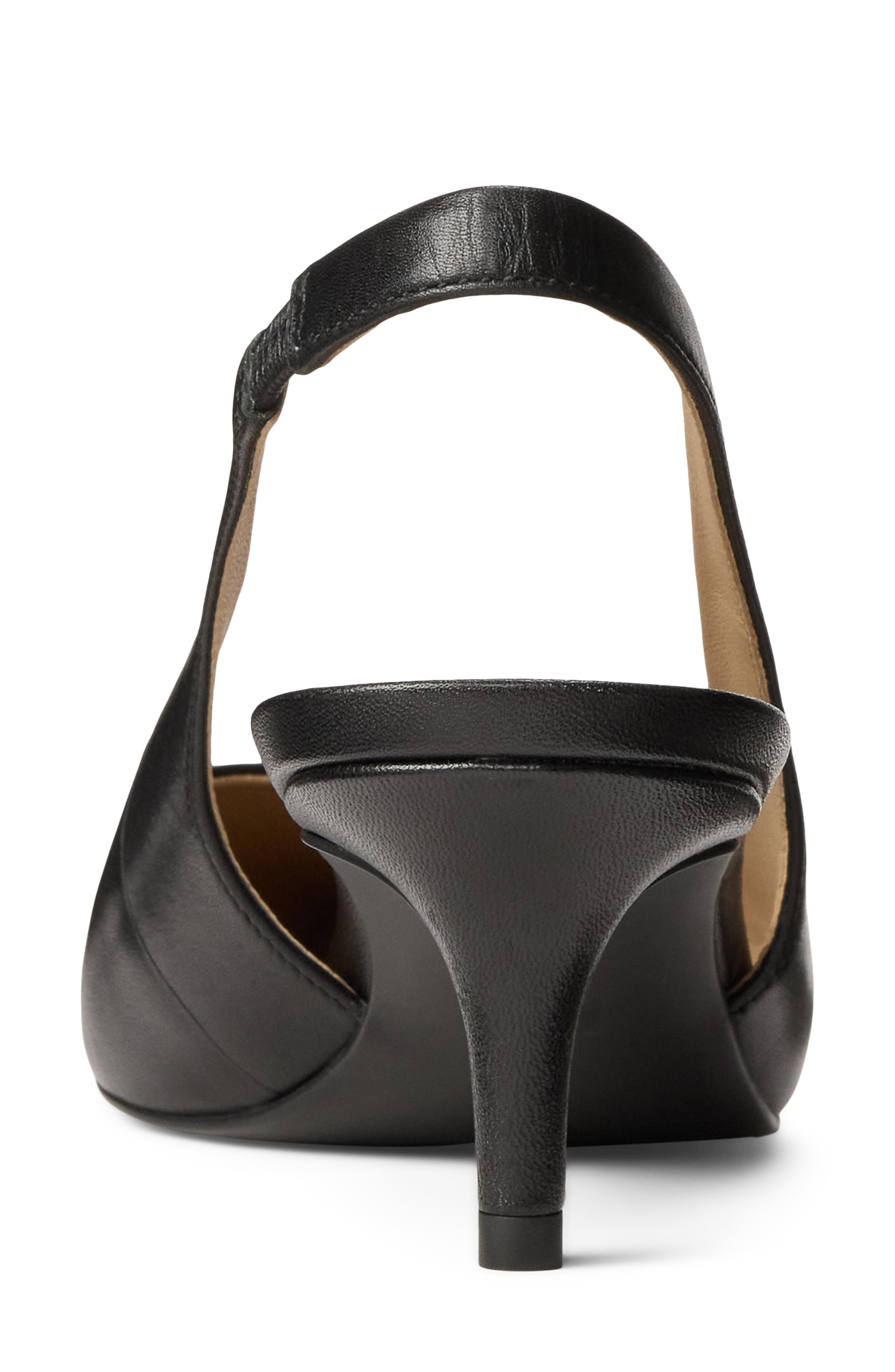 Ralph Lauren Lolah Slingback Pump, Alternate, color, Black