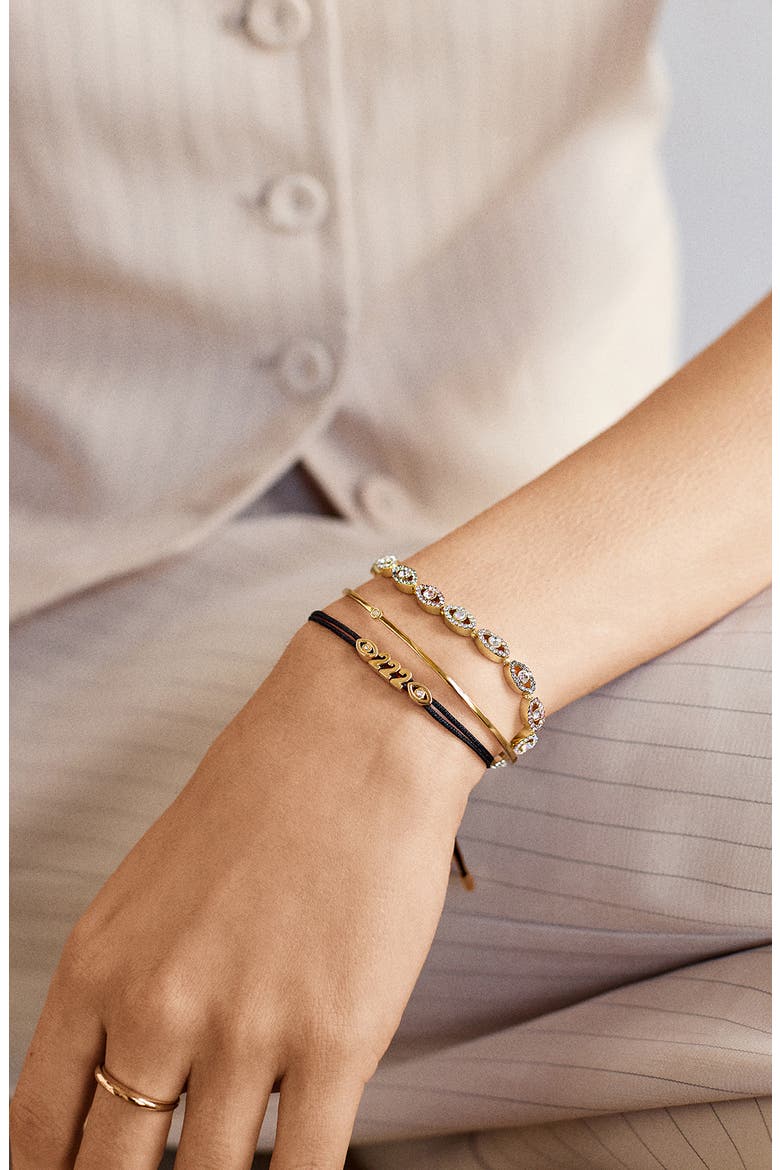Evil Eye Bracelet, Alternate, color, NEUTRAL