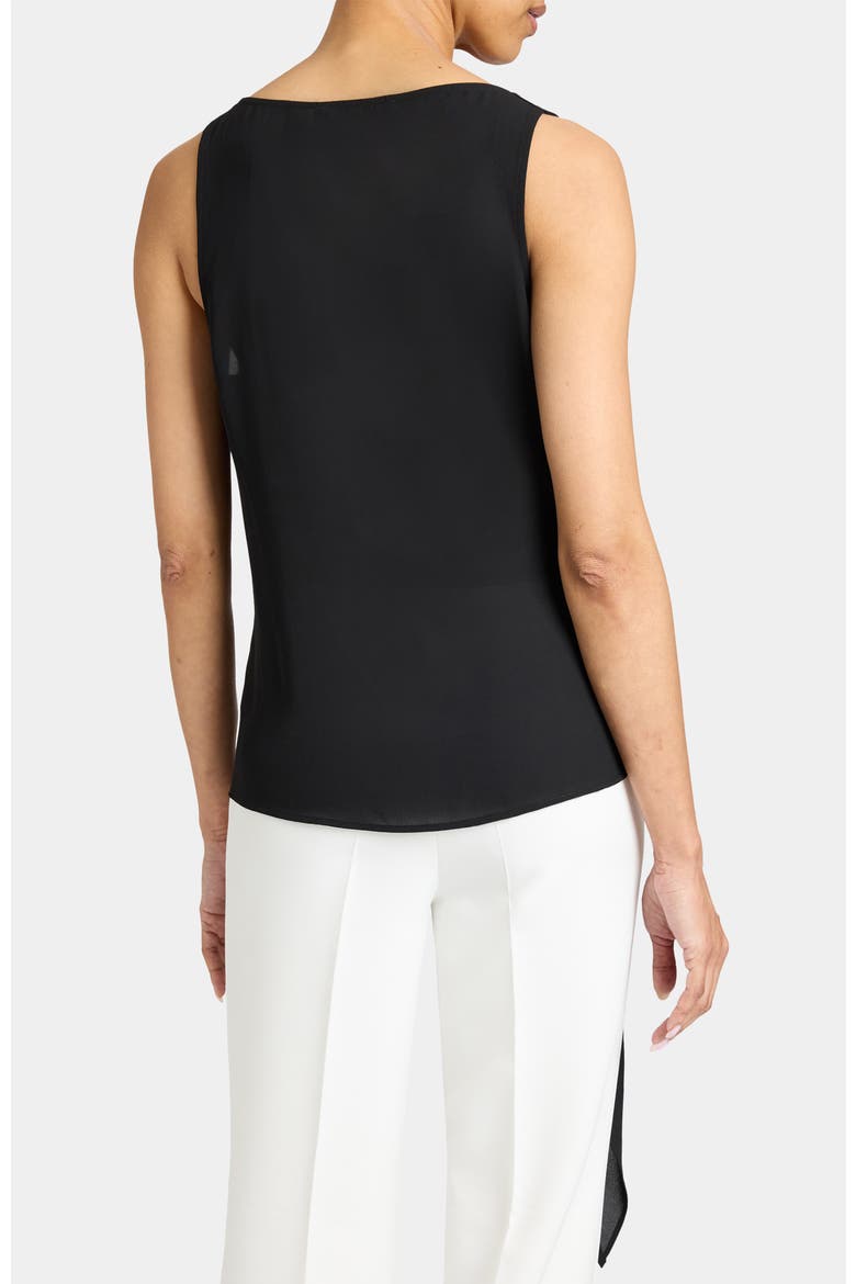 Danna Faux Wrap Top, Alternate, color, BLACK