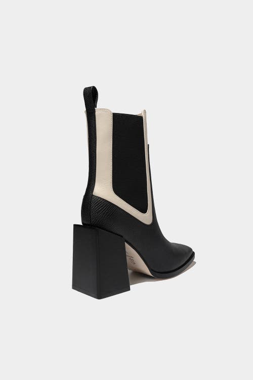 Dante Leather Ankle Boots Adama In Black