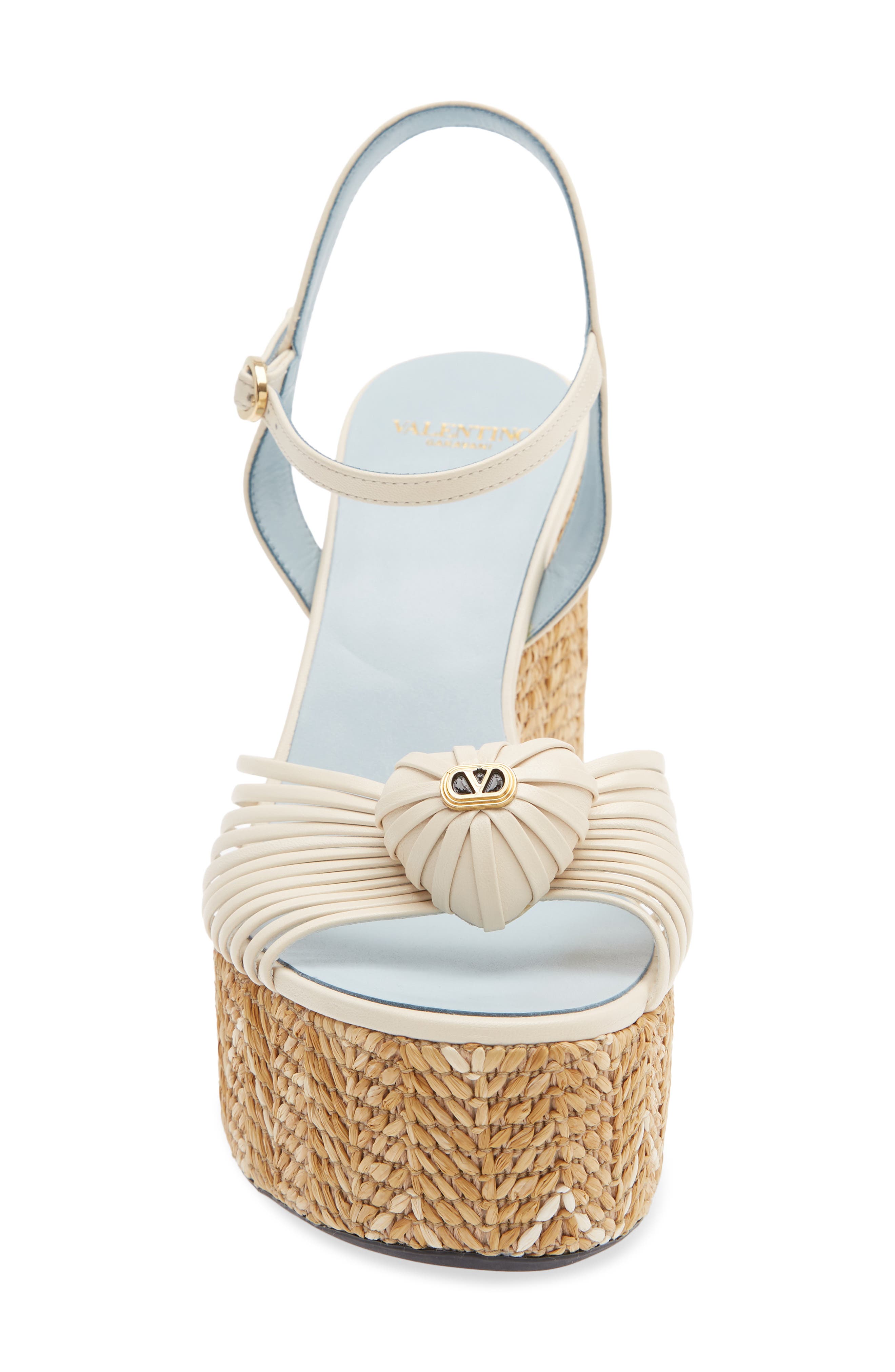 Platform Wedge Espadrille Sandal, Alternate, color, BUTTER