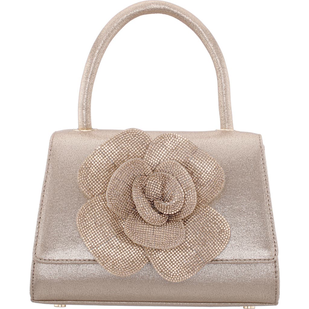 Nina Aubrey Top Handle Bag In Taupe
