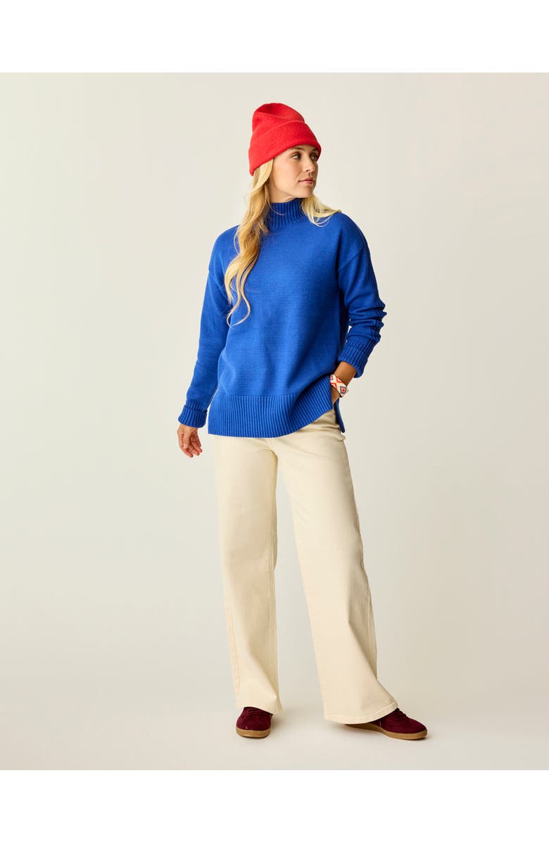 Carve Designs Woodward Sweater, Alternate, color, Capri Heather