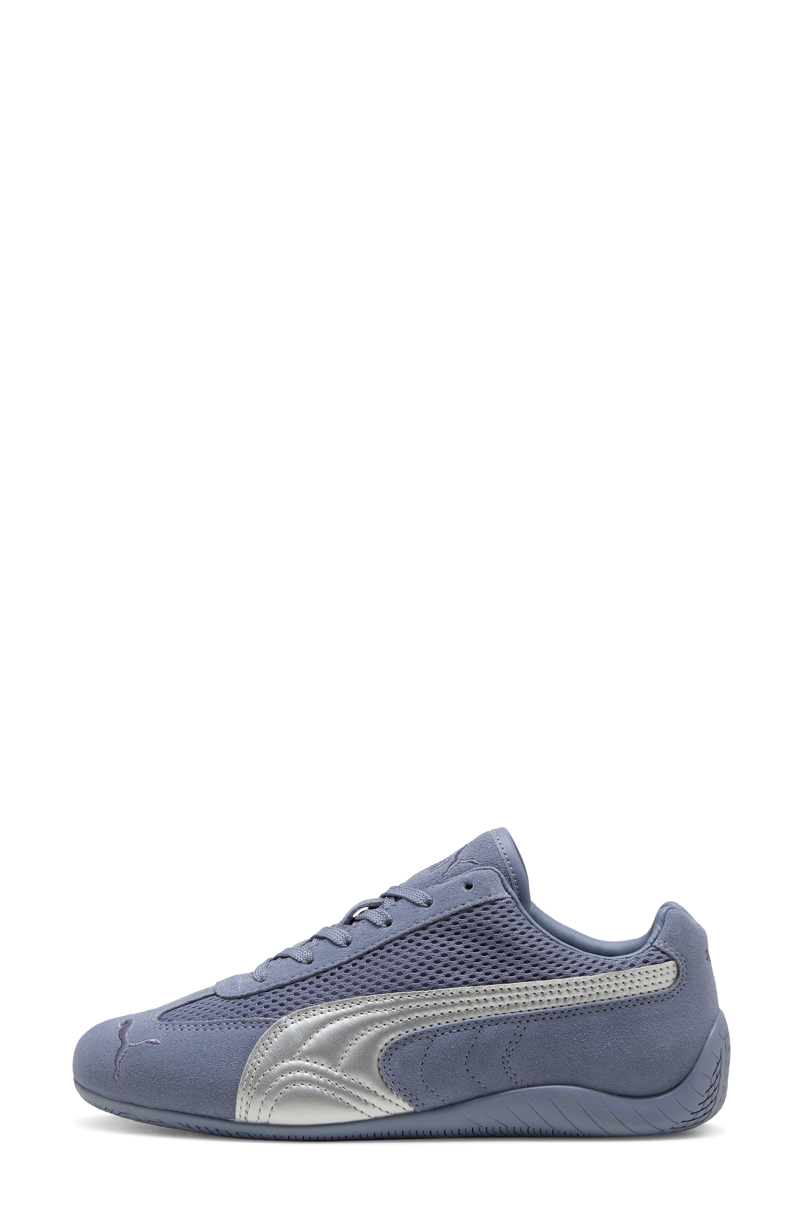 Gender Inclusive Speedcat Premium Sneaker, Alternate, color, GRAY SKY/ MATTE SILVER