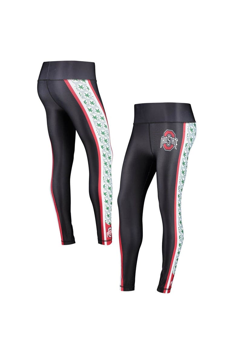 Women's Concepts Sport Black Ohio State Buckeyes Dormer Knit Leggings, Alternate, color, Black