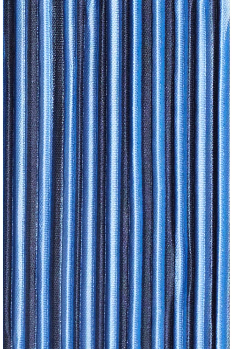 Deyvani Stripe Strapless Maxi Dress, Alternate, color, RIBBON BLUE PLEATED