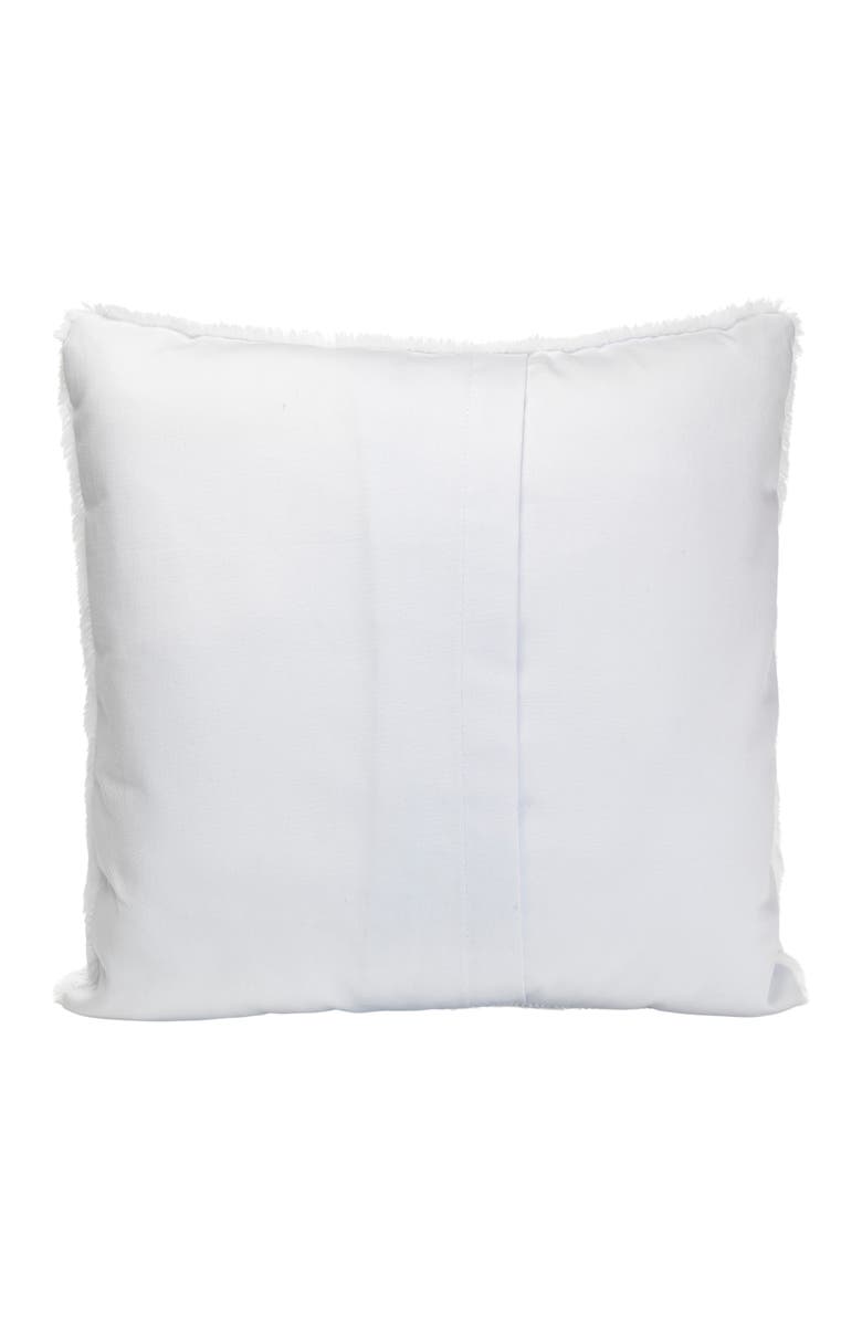 Lambs & Ivy Classic Snoopy Furry Decorative Nursery Throw Pillow, Alternate, color, White