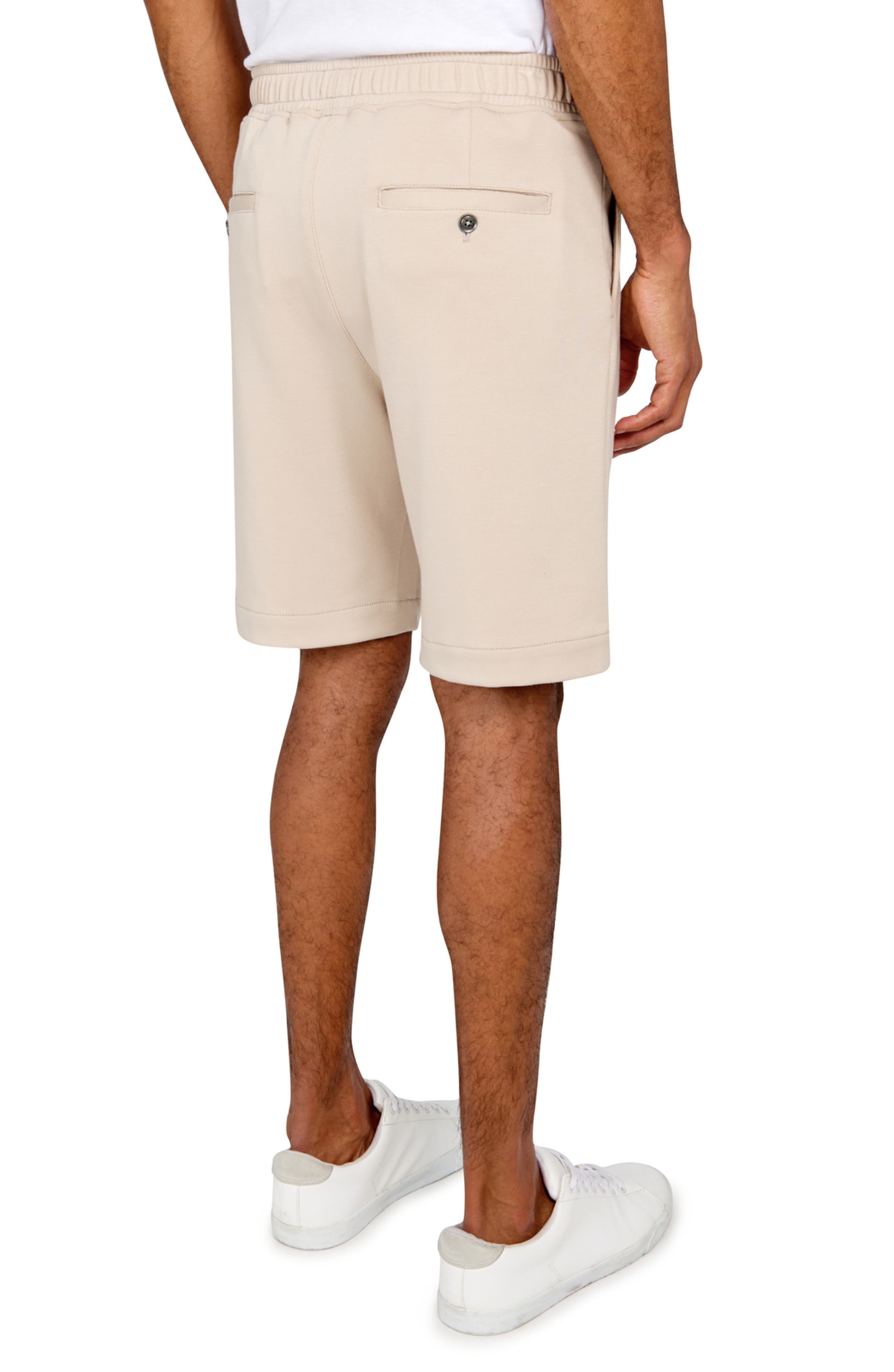 Slim Fit Solid Drawstring Shorts - image 2