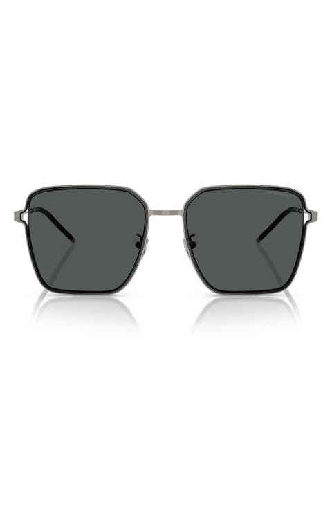 57mm Square Sunglasses