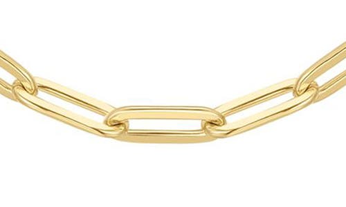 Ania Haie Paper Clip Chain Necklace In Gold