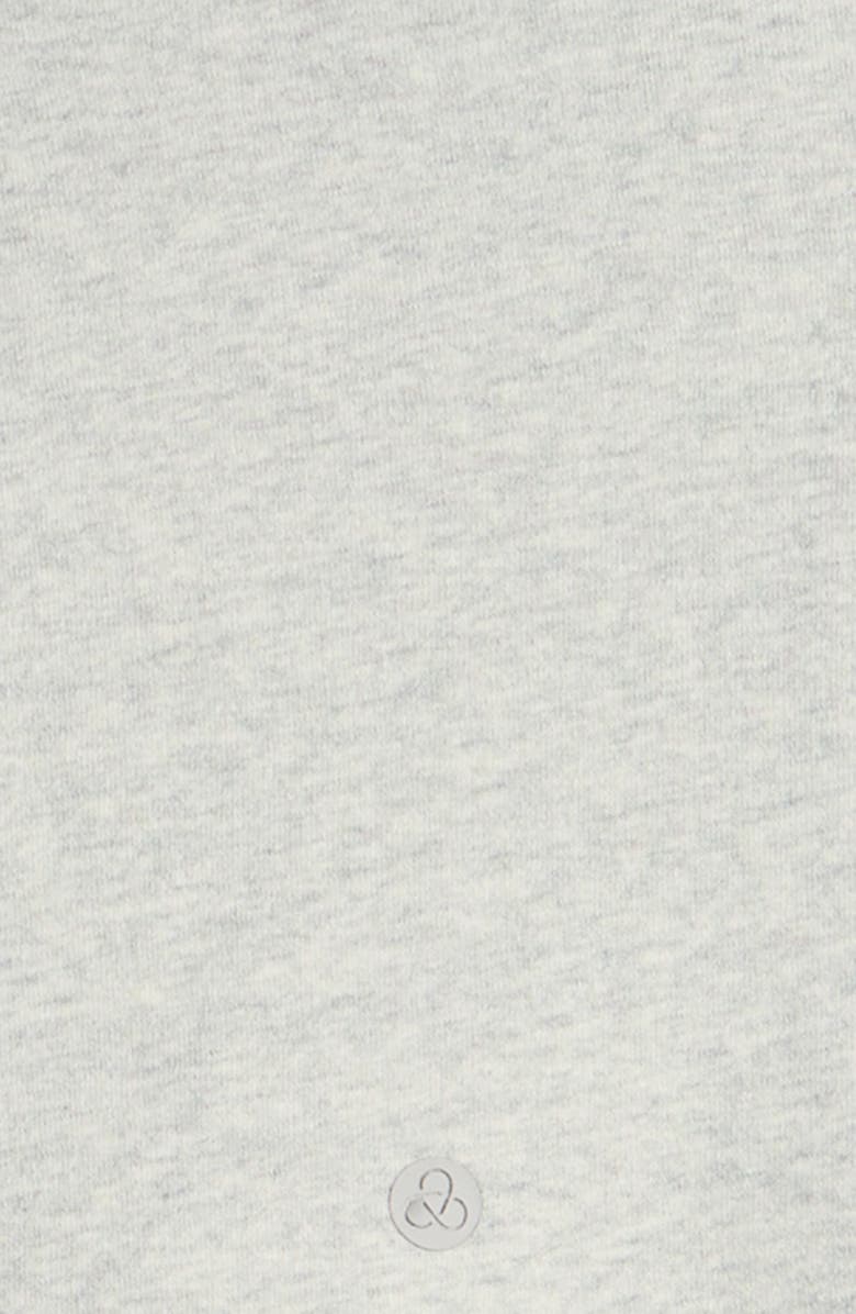 Zella Girl Kids' Cloud Fleece Half Zip Sweatshirt, Alternate, color, Grey Light Heather