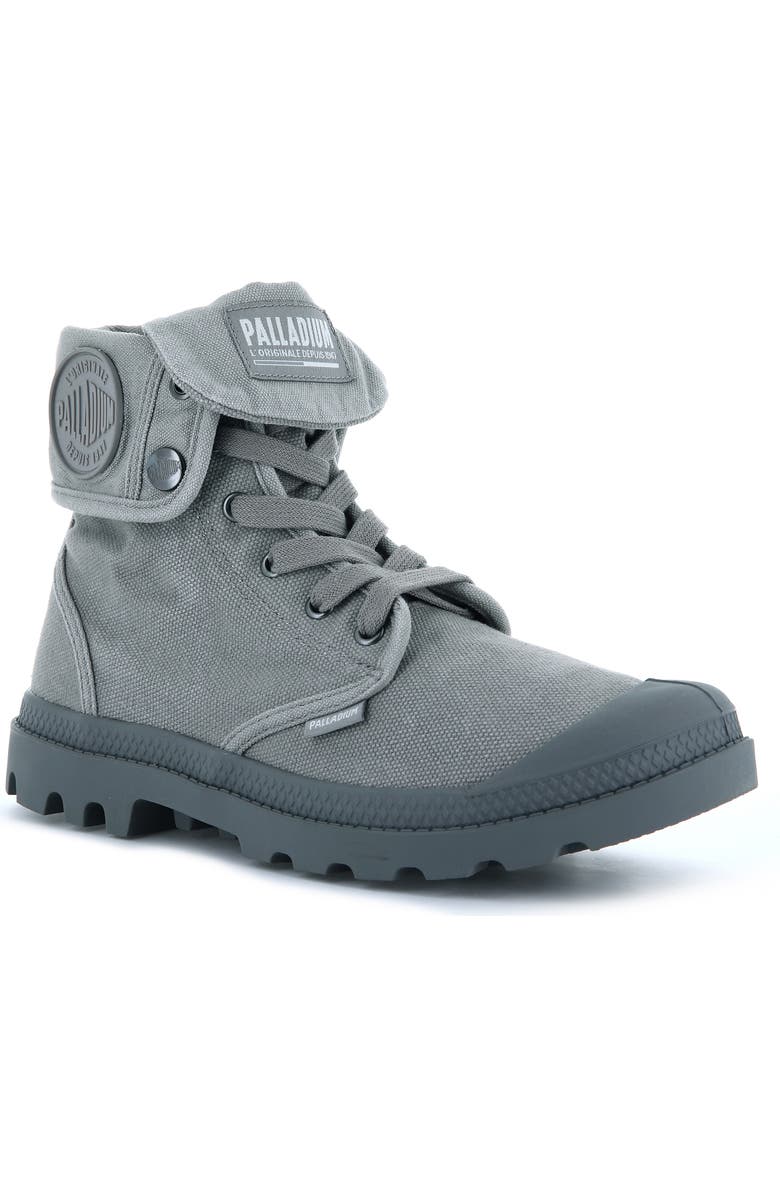 Palladium 'Baggy' Canvas Boot, Main, color, Titanium/ High Rise