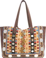 Valentino Garavani Large Nellcôte Embroidered Tote