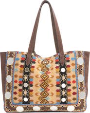 Valentino Garavani Large Nellcôte Embroidered Tote