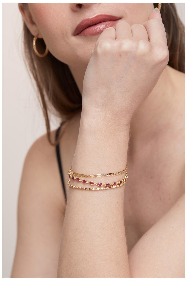 14K Gold Link Bracelet (Nordstrom Exclusive), Alternate, color, 14K YELLOW GOLD