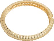 Panacea Grooved Hinge Bangle Bracelet