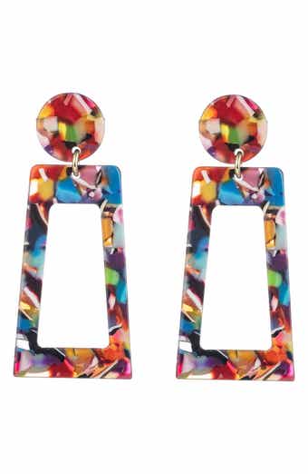 EYE CANDY LOS ANGELES Tina Acylic Drop Earrings