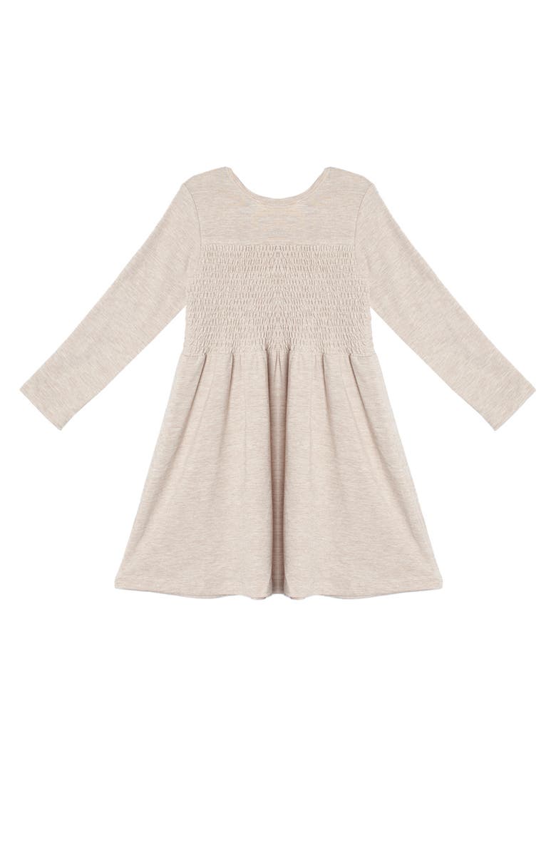 Mabel + Honey Millie Natural Waist Dress, Alternate, color, Tan