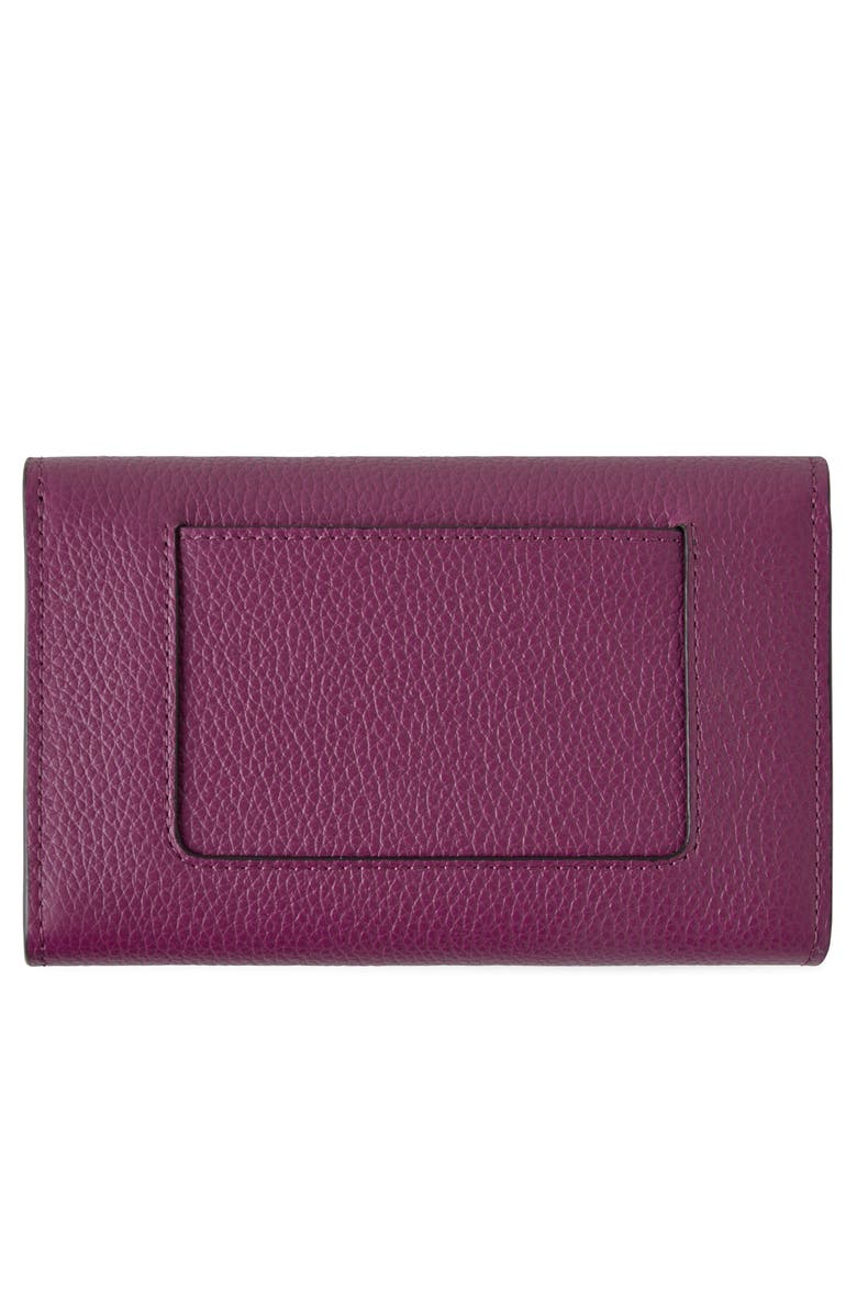 Mulberry Medium Darley Leather Wallet, Alternate, color, Orchid Bloom