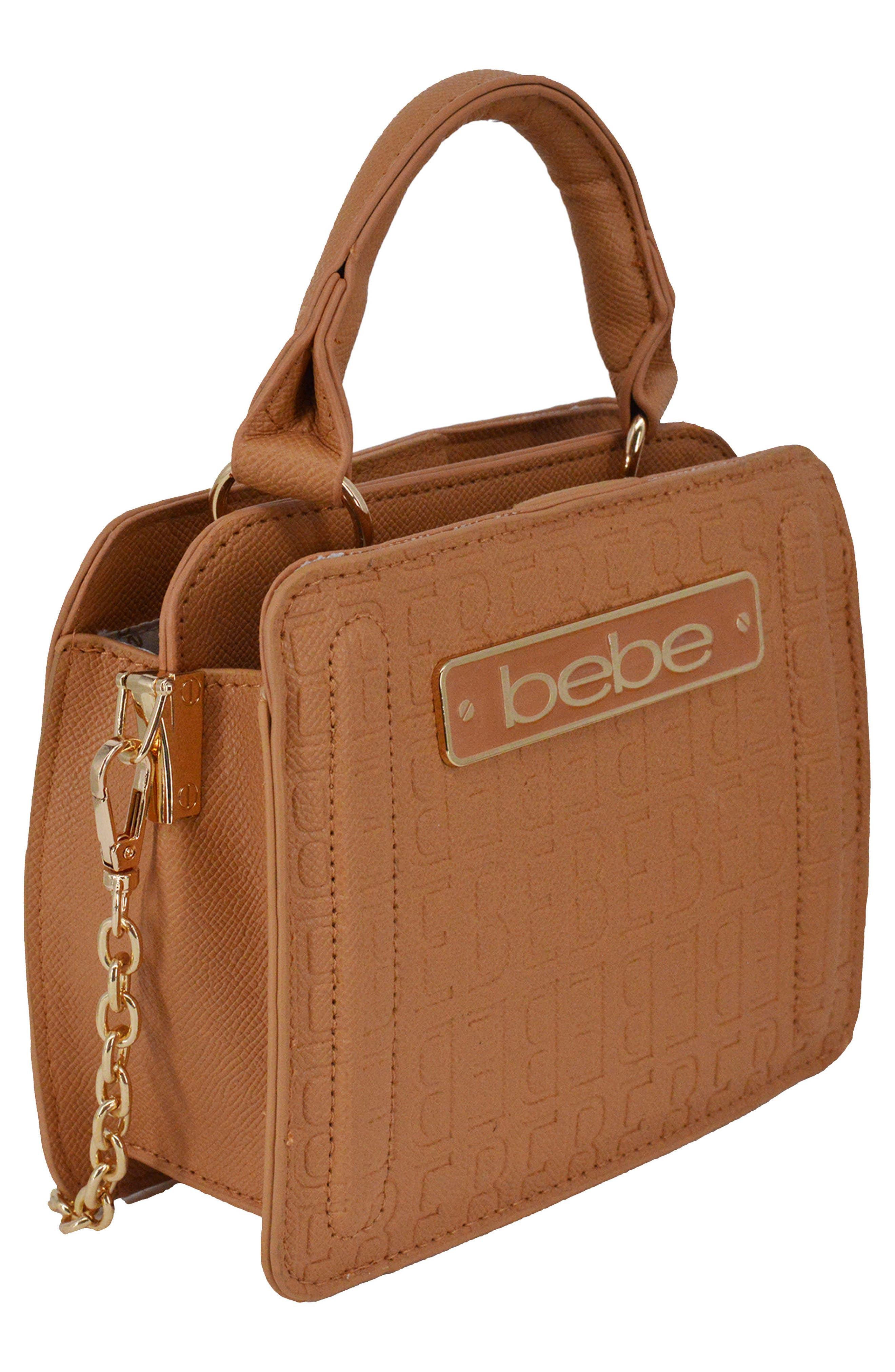 Thea Mini Satchel with Pouch, Alternate, color, CAMEL
