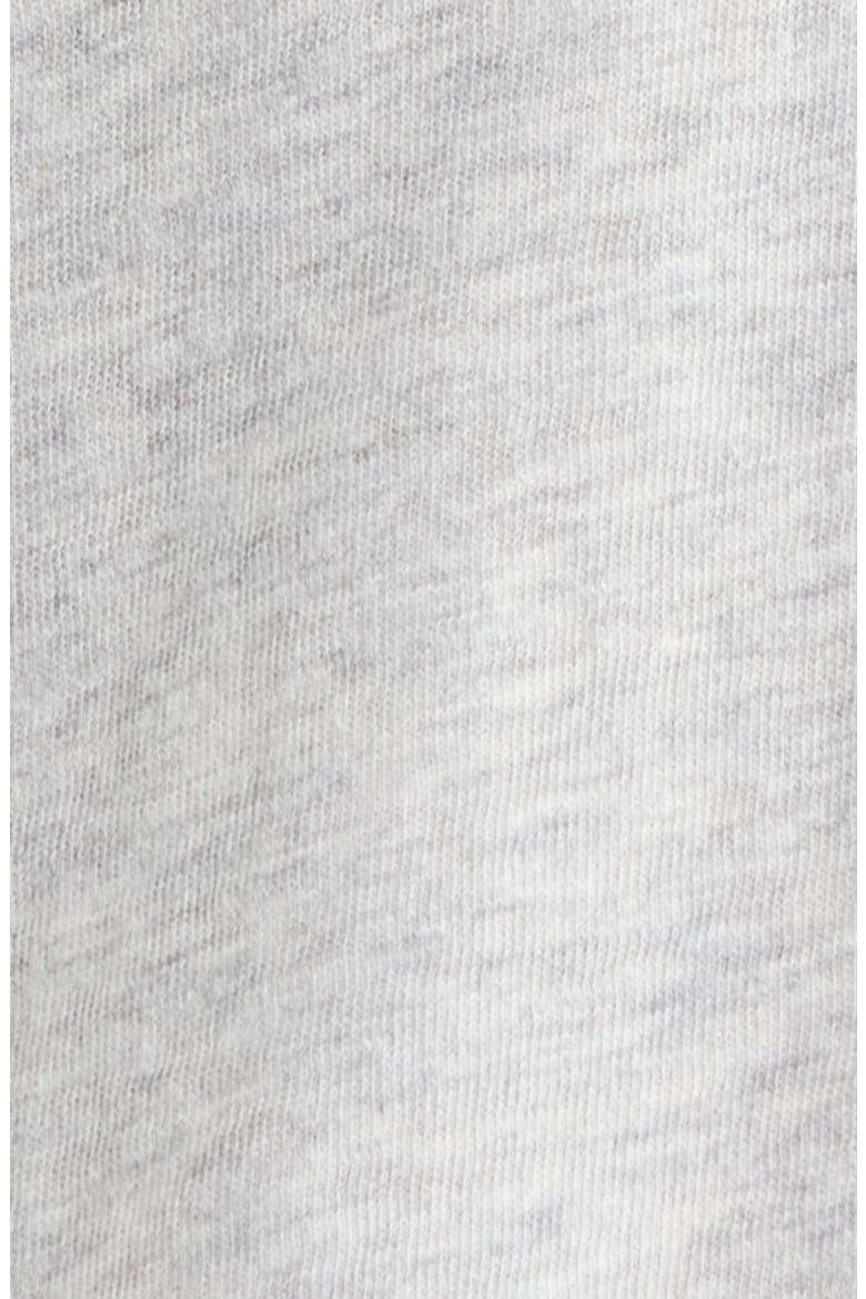 Worn In Crop Cotton Jersey Polo, Alternate, color, LIGHT HEATHER GREY