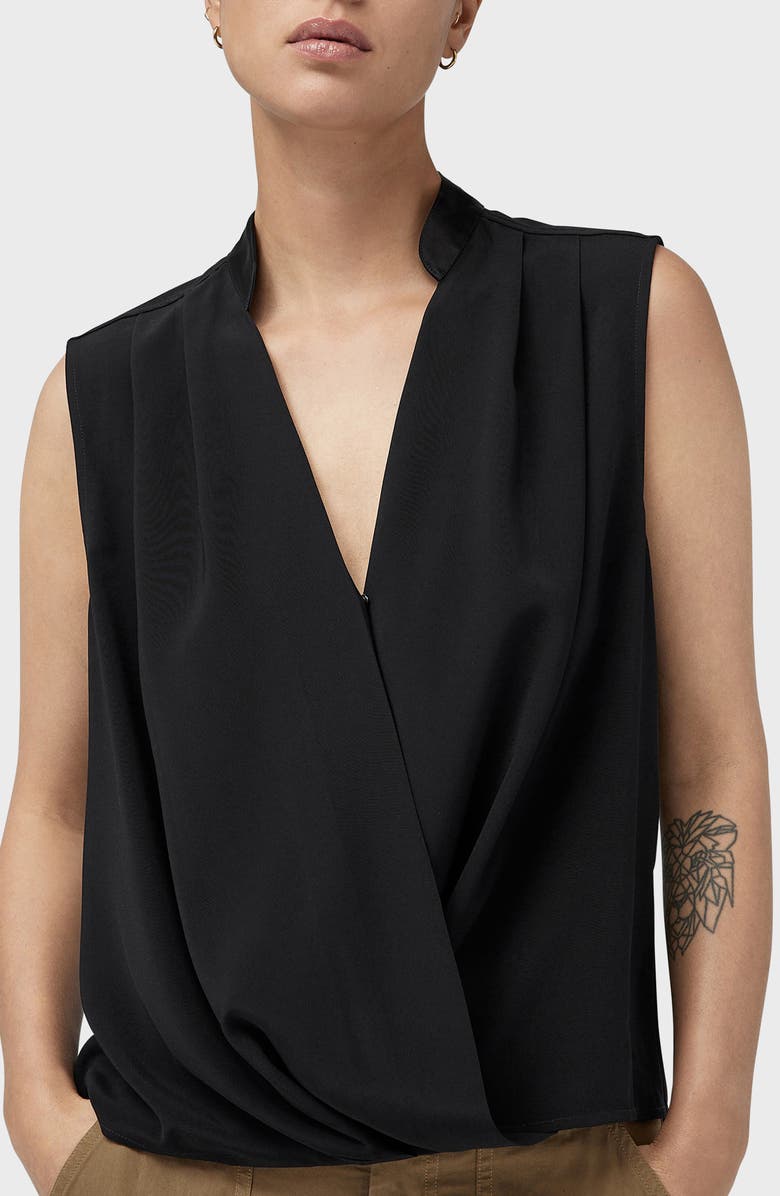 rag & bone Meredith Sleeveless Surplice Top, Alternate, color, 
