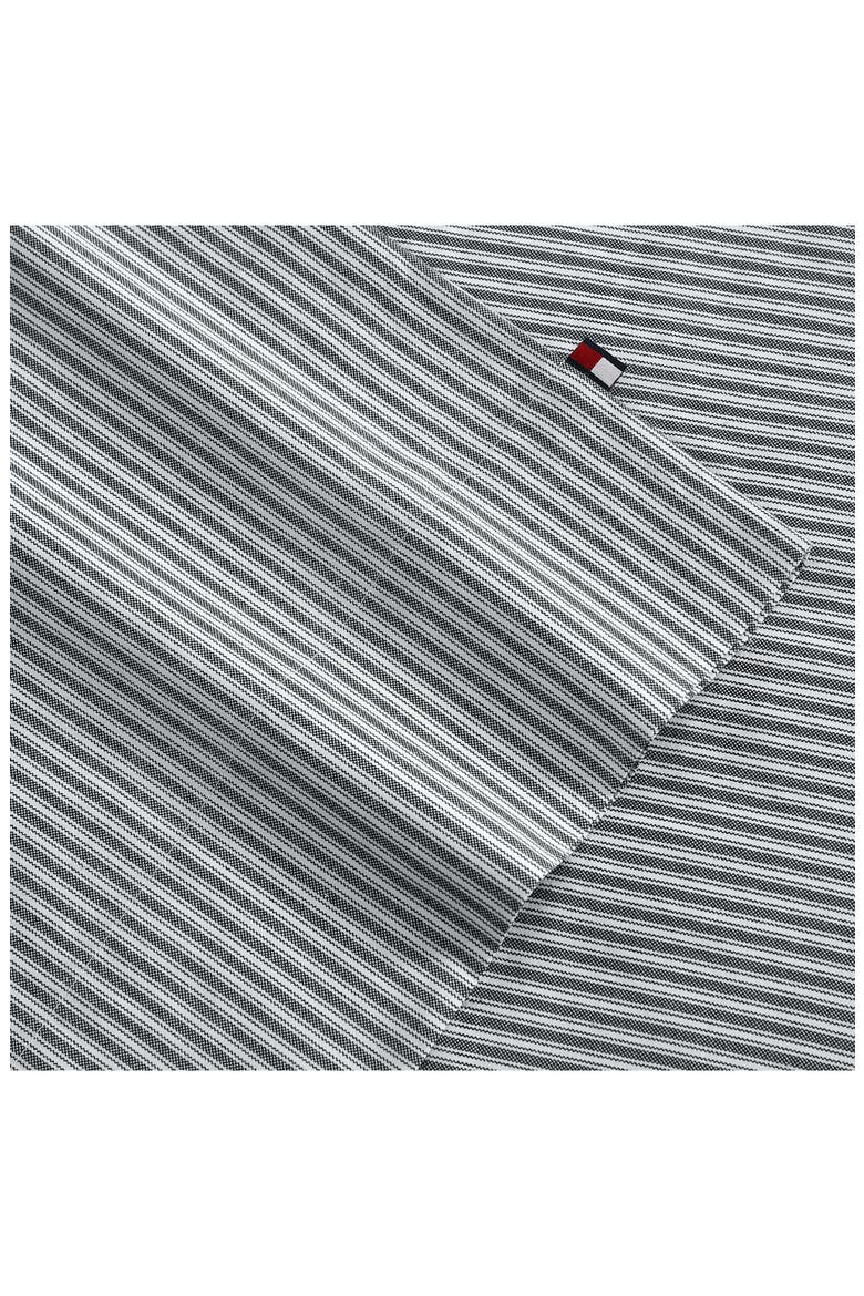 Highland Ticking Stripe Sheet Set, Alternate, color, NAVY