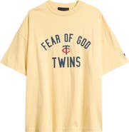 Fear of God Essentials MLB Twins '90s Fit Cotton Graphic T-Shirt