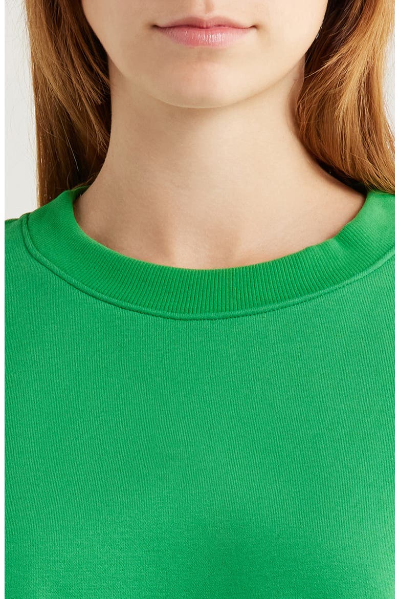 On the Go Crewneck Sweatshirt, Alternate, color, HOME COURT GREEN