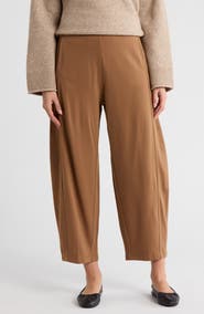 MAX STUDIO Ponte Barrel Pants