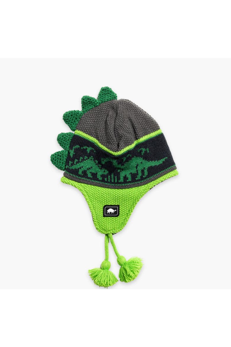 Kids Dr. Dino Winter Hat, Main, color, Green