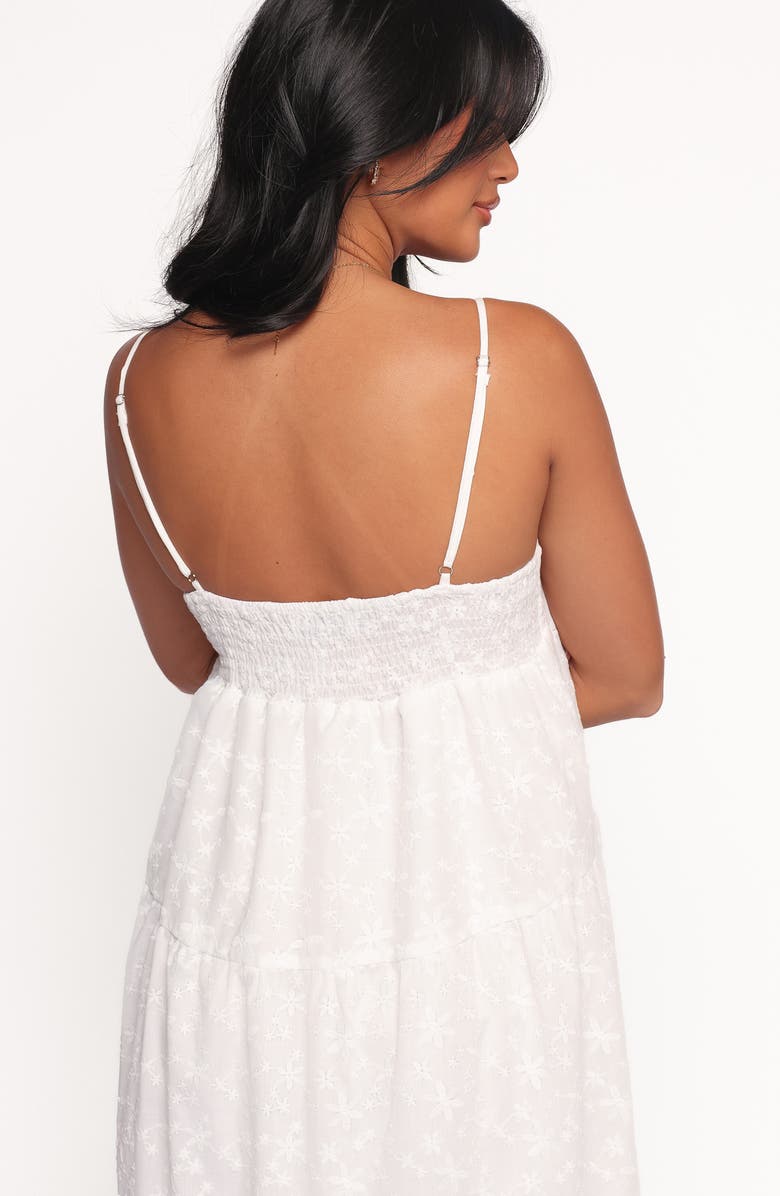 Kendal Floral Embroidered Cotton Maxi Dress