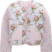 Mini Boden Kids' Quilted Reversible Jacket