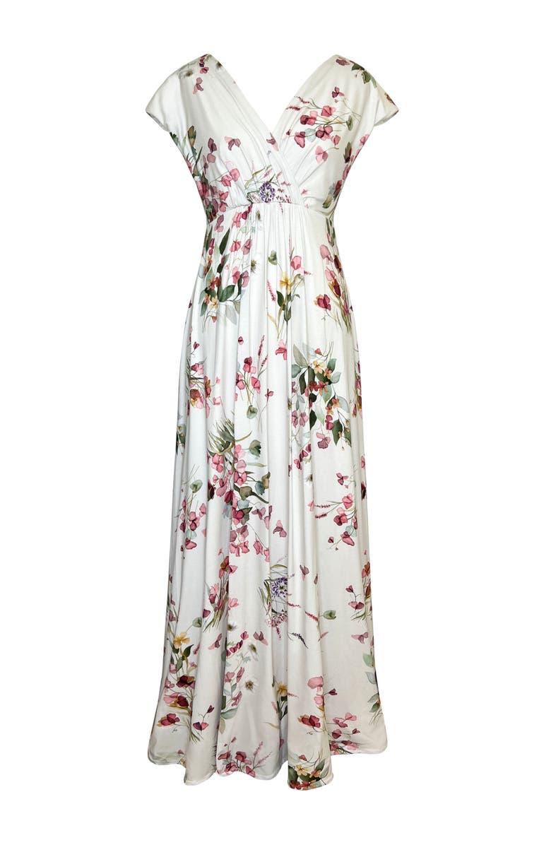 Alie Street London Sophia Maxi Dress Petite, Alternate, color, Petal Pink Floral