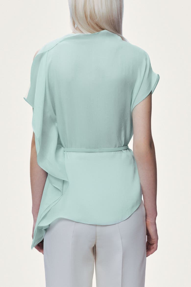 Sleeveless Woven Blouse, Alternate, color, Mint Green