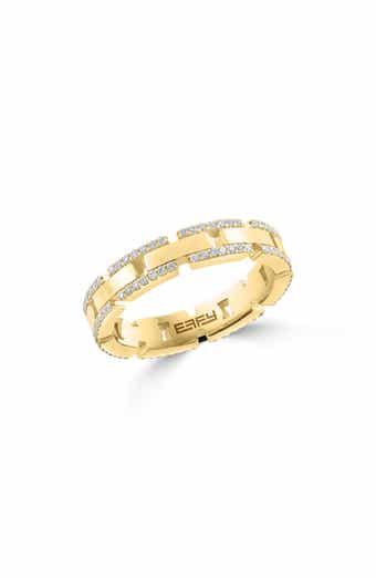 Sterling Silver Diamond Band Ring