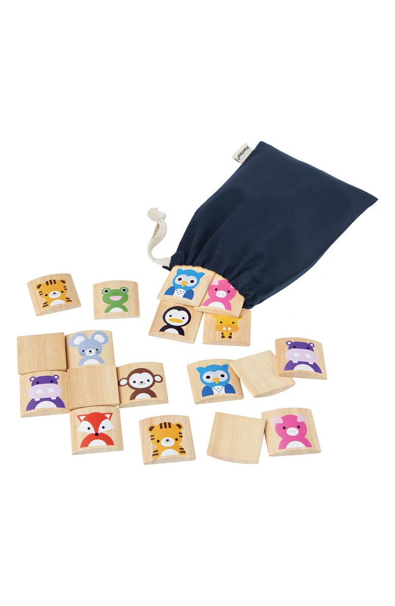 PlanToys<sup>®</sup> Animals Matching Game, Alternate, color, Assorted