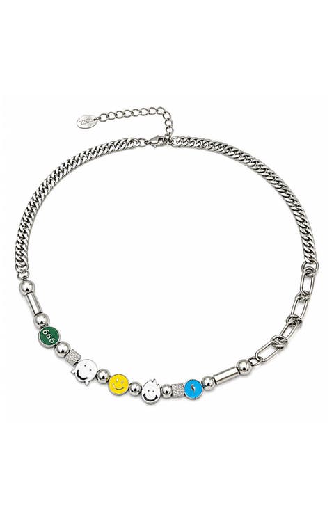 Smiley Charm Necklace